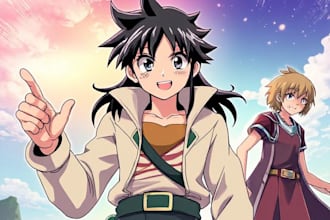 draw your favorite character from comics, anime