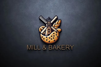 design restaurant, wine, cafe, bakery logo, and packaging