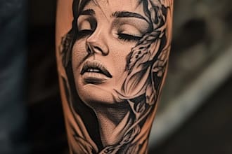 create professional tattoo design