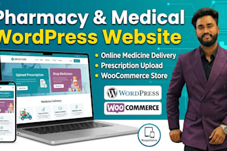 build a fast and responsive online pharmacy or medical store website