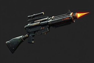 create weapon concept art for you