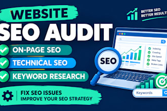 do website onpage technical SEO website audit and keywords research