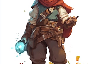 draw 2d game character or 2d game character