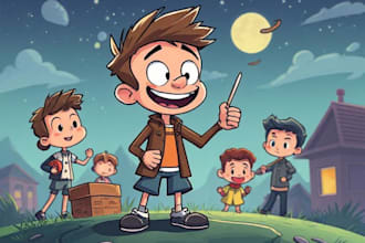 draw cartoon illustration art
