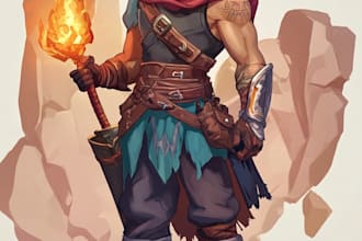 design simple 2d game characters