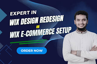 design redesign wix landing page sales page wix squeeze page wix ecommerce