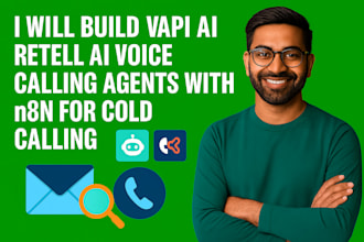 build vapi ai retell ai voice calling agents with n8n for cold calling