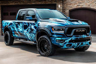do car, van wrap design, vehicle wrap and vehicle sticker