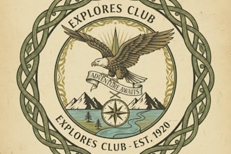 design illustration vintage logo
