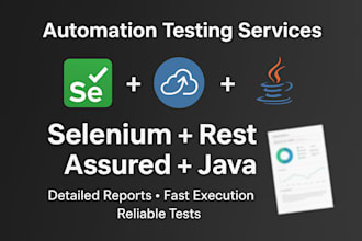 do API and web testing with rest assured and selenium