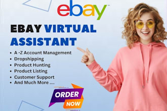 be your professional ebay virtual assistant