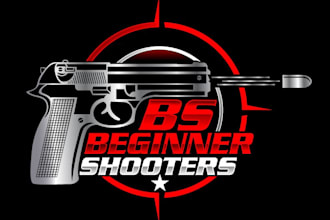 design luxury gun logo