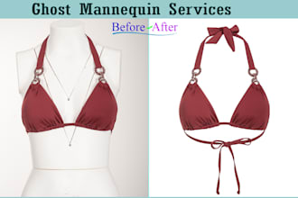 give you ghost mannequin or dummy retouch service