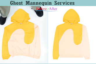 give you ghost mannequin or dummy retouch service