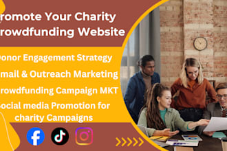 design crowdfunding charity website for fundraising gofundme donation setup