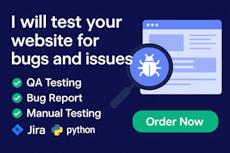 test your webapps for bugs and issues
