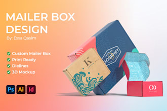 design a premium custom mailer box