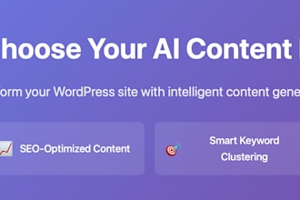 create SEO optimized blog posts for wordpress site