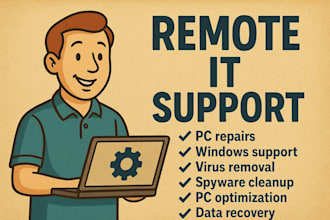 provide tech support remotely