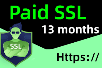provide paid SSL and install or fix wordpress  https errors