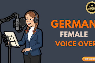 do german female voice over for you