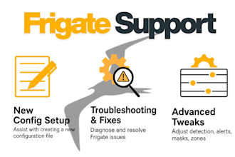assist with your frigate config or troubleshooting