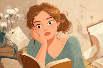 draw comic illustrations for you