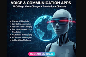 develop ai voice call app, cold calling, ai voice changer, voice recognition app