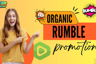 do rumble video promotion, video marketing views, channel promotion