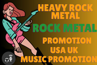 heavy rock metal usa and uk music promo to active 900 trending playlist curators