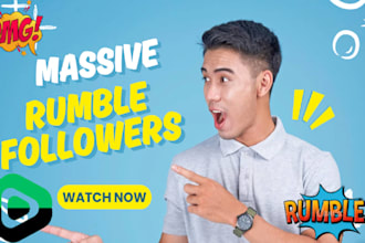 massive rumble promotion, rumble followers, rumble channel monetization