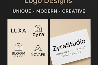 design a professional and creative logo for your brand