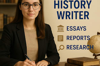 research and craft detailed history and analyses