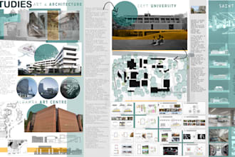 design professional architectural presentation boards