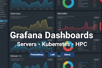build custom grafana dashboards for your kubernetes, linux, or hpc cluster