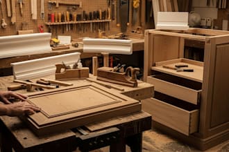 create woodwork, millwork, furniture design, cabinet making