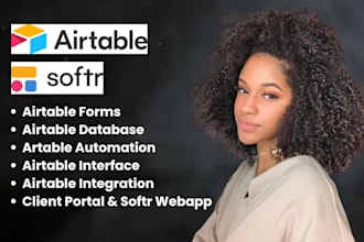 setup airtable database crm expert, airtable automation, airtable softr webapp