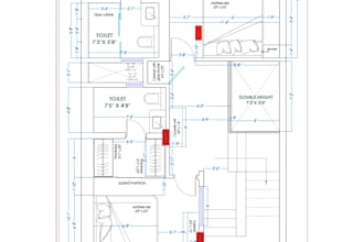 create detailed 2d floor plans with dimensions and furniture layout