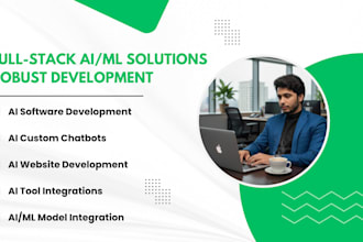 build ai chatbot, ai website, ai fullstack software solution