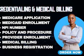 do medical billing, credentialing, provider enrollment, licensing, medicaid