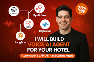 build voice ai agent for your hotel and automate with n8n calling agent vapi ai