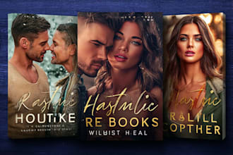 design erotica romance book cover or ebook cover