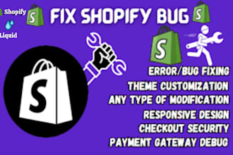 repair shopify bug shopify coder fix shopify bug theme glitch liquid code