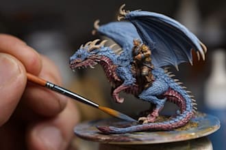professionally paint your warhammer, dnd, tabletop, and custom models