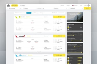 build flight booking website, taxi booking website, hotel booking site