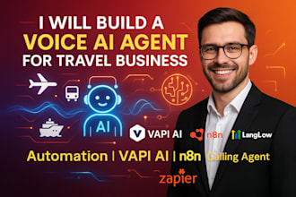 build voice ai agent for travel and automate with n8n calling agent vapi ai