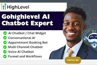 setup gohighlevel voice agent, ghl ai chatbot, ghl appointment booking bot