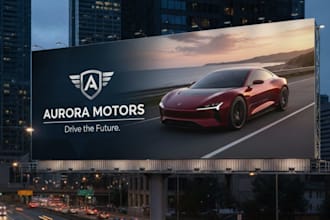 design a professional billboards or banners