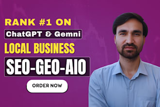 do monthly local SEO with GEO, aeo, and aio for google and ai search results