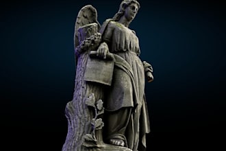 make 3d classical characters,heroic figures,greek statue,mythological creatures